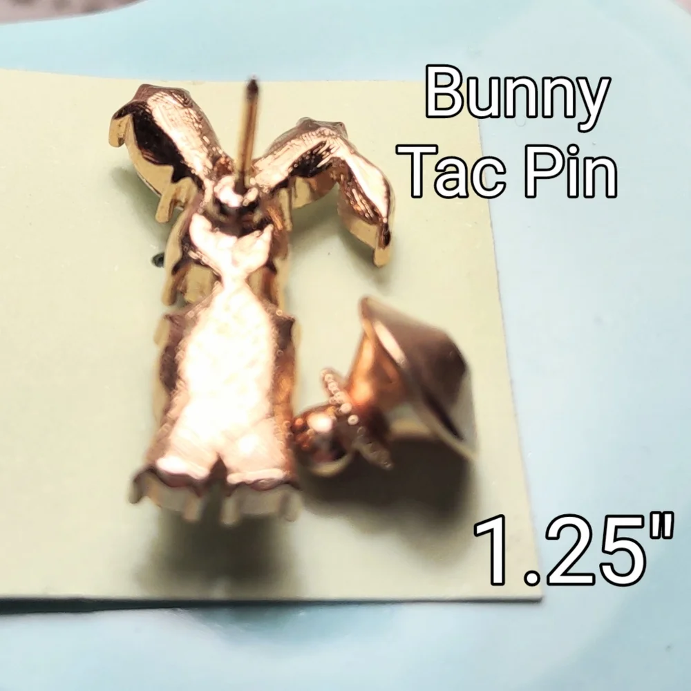 Crystal Bunny Rabbit Pin - Picture 5 of 15